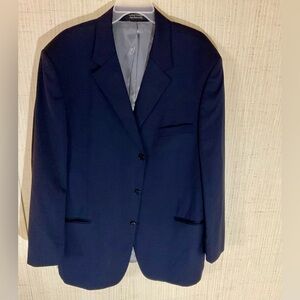48L Sport Coat Blazer Jacket Made In Italy Navy  Fumagalli  C1
